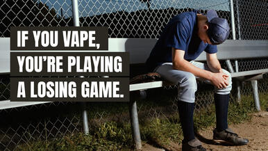 If you vape, you’re playing a losing game.
